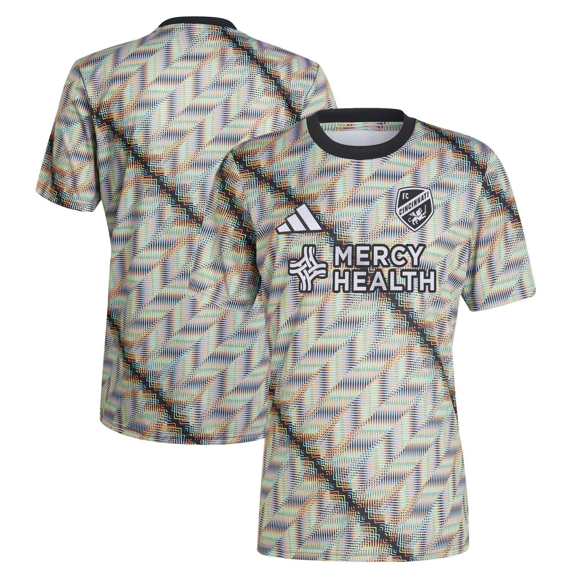 FC Cincinnati adidas 2024 Hispanic Heritage Pre-Match Top - Black