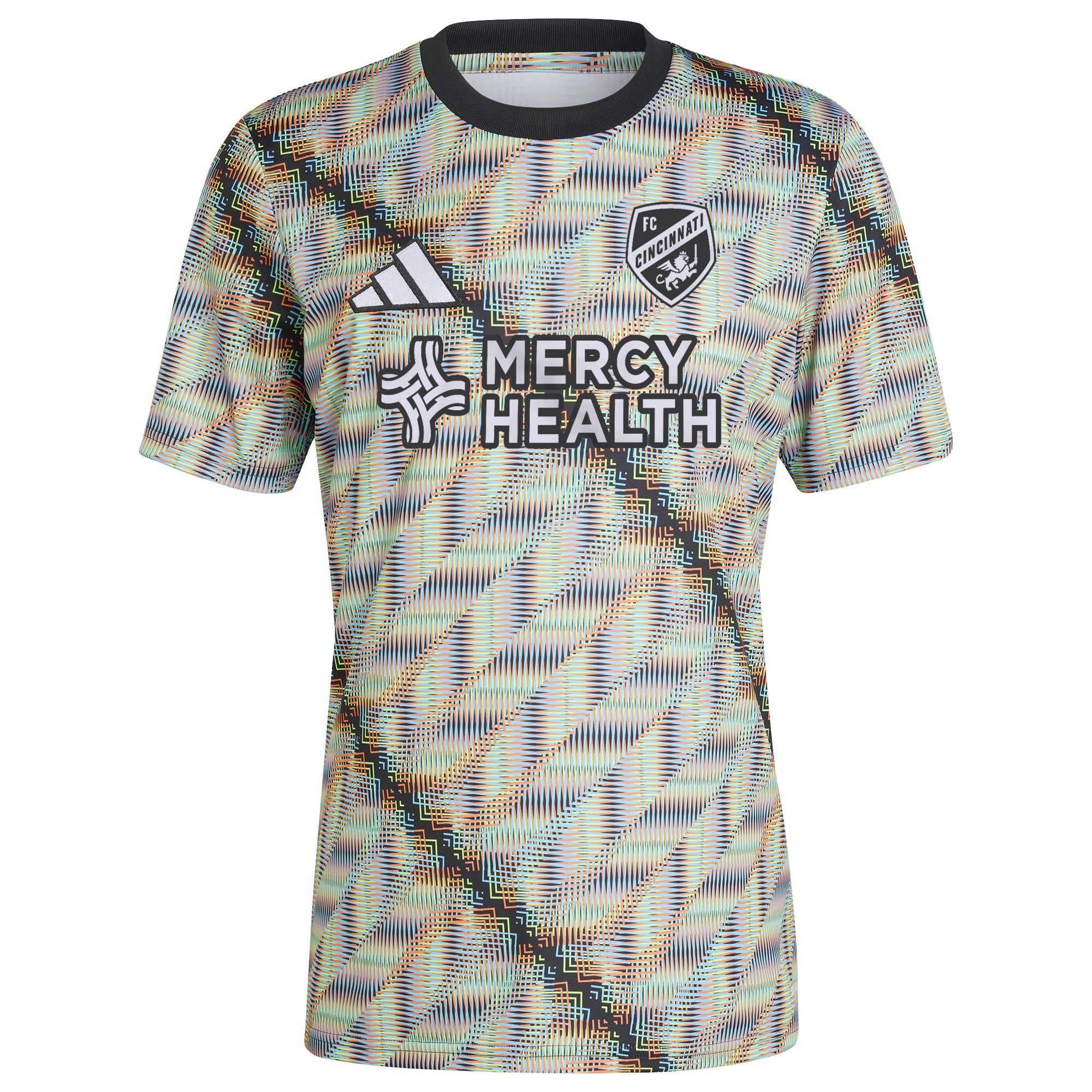FC Cincinnati adidas 2024 Hispanic Heritage Pre-Match Top - Black