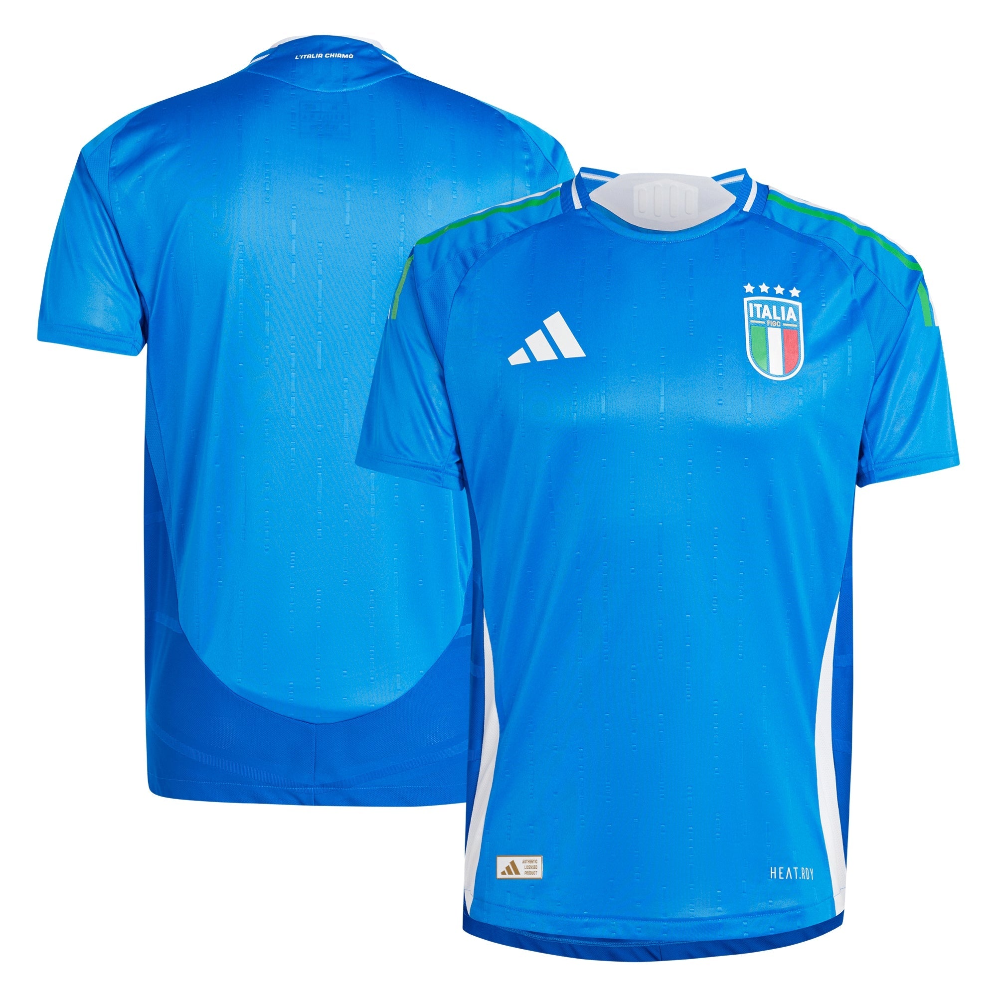 Italy National Team adidas 2024 Home Jersey - Blue
