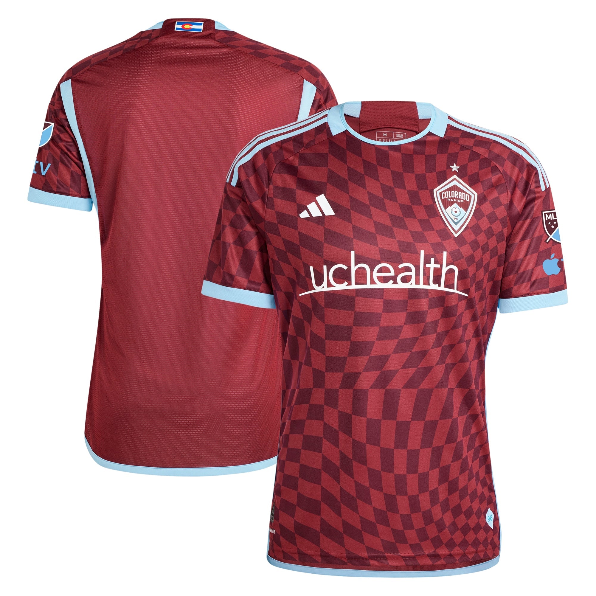 Colorado Rapids adidas 2024 One Flag Kit Jersey - Burgundy