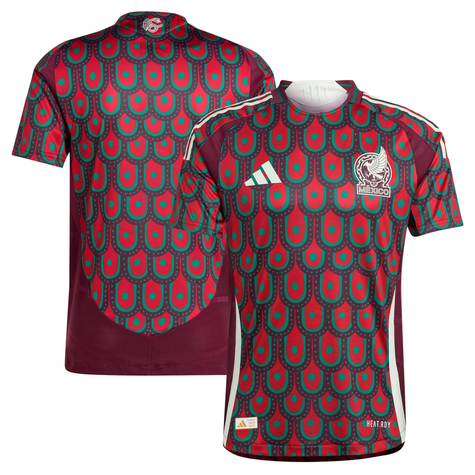 Mexico National Team adidas 2024 Home Jersey - Burgundy