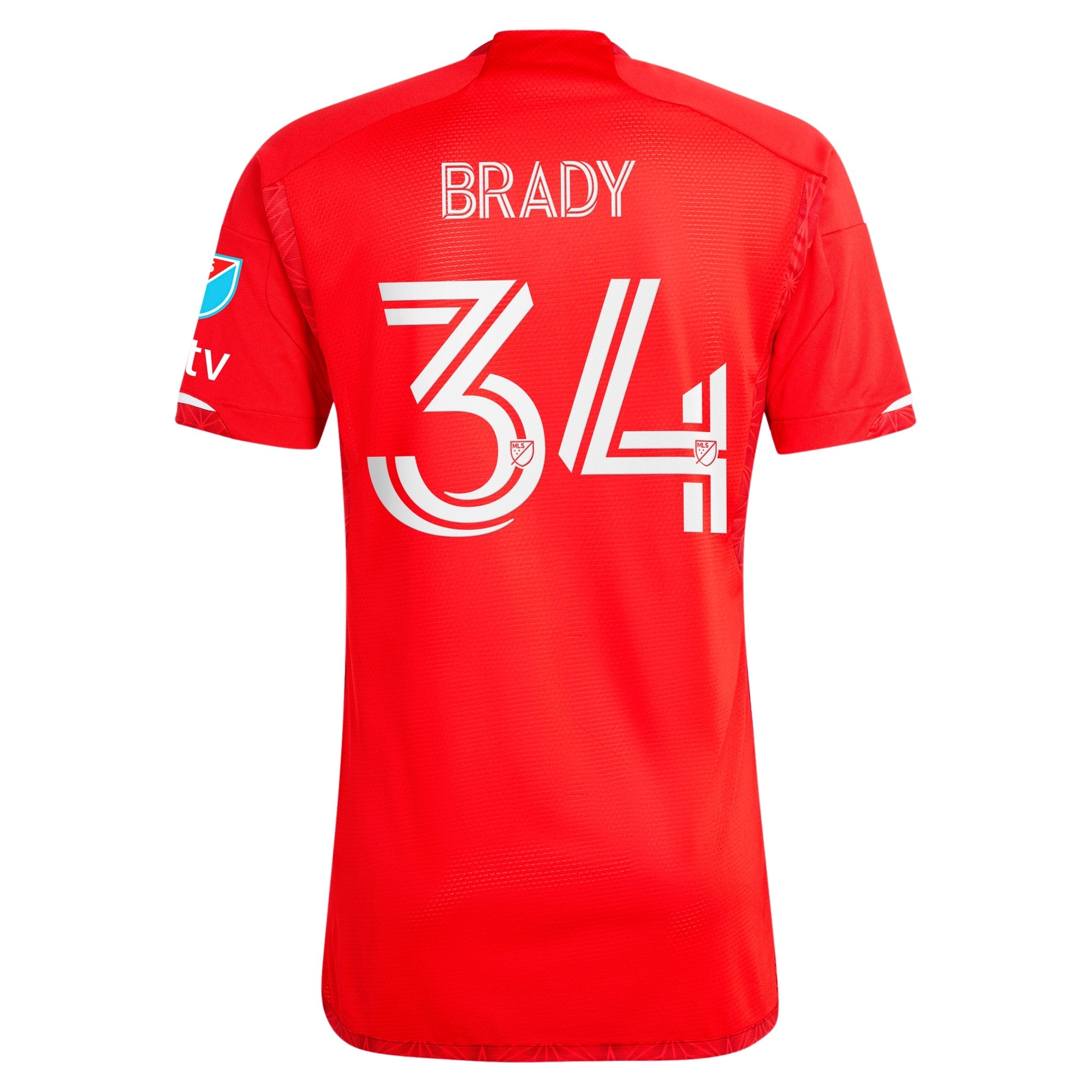 Chris Brady Chicago Fire adidas 2024 Return To Red Player Jersey – Red