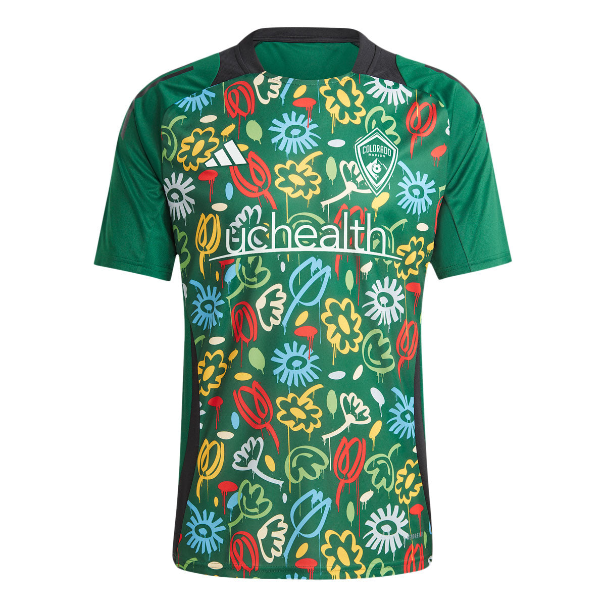 Colorado Rapids adidas 2024 One Planet Pre-Match Top - Green
