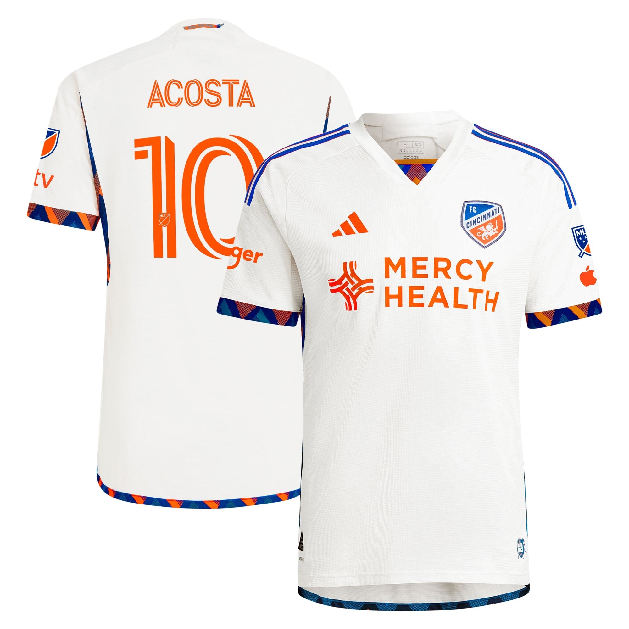 Luciano Acosta FC Cincinnati adidas 2024 The Canvas Kit Player Jersey - White