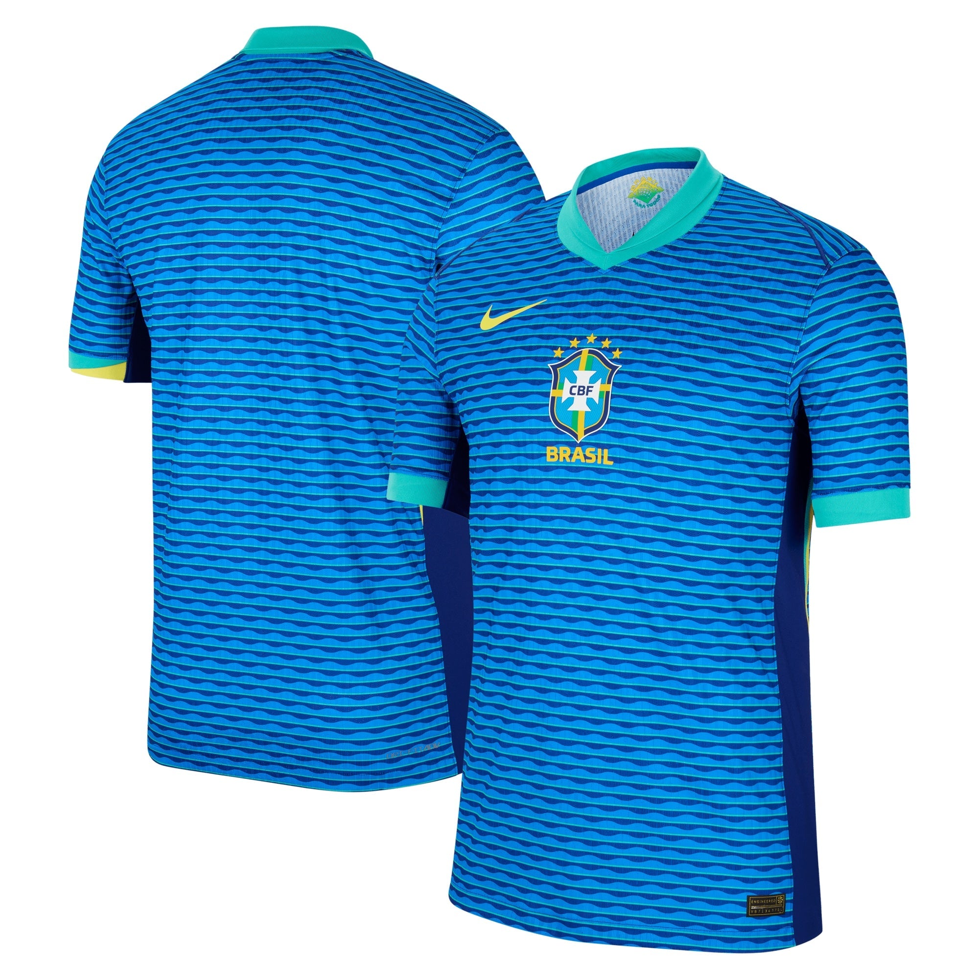 Brazil National Team Nike 2024 Away Match Jersey – Blue