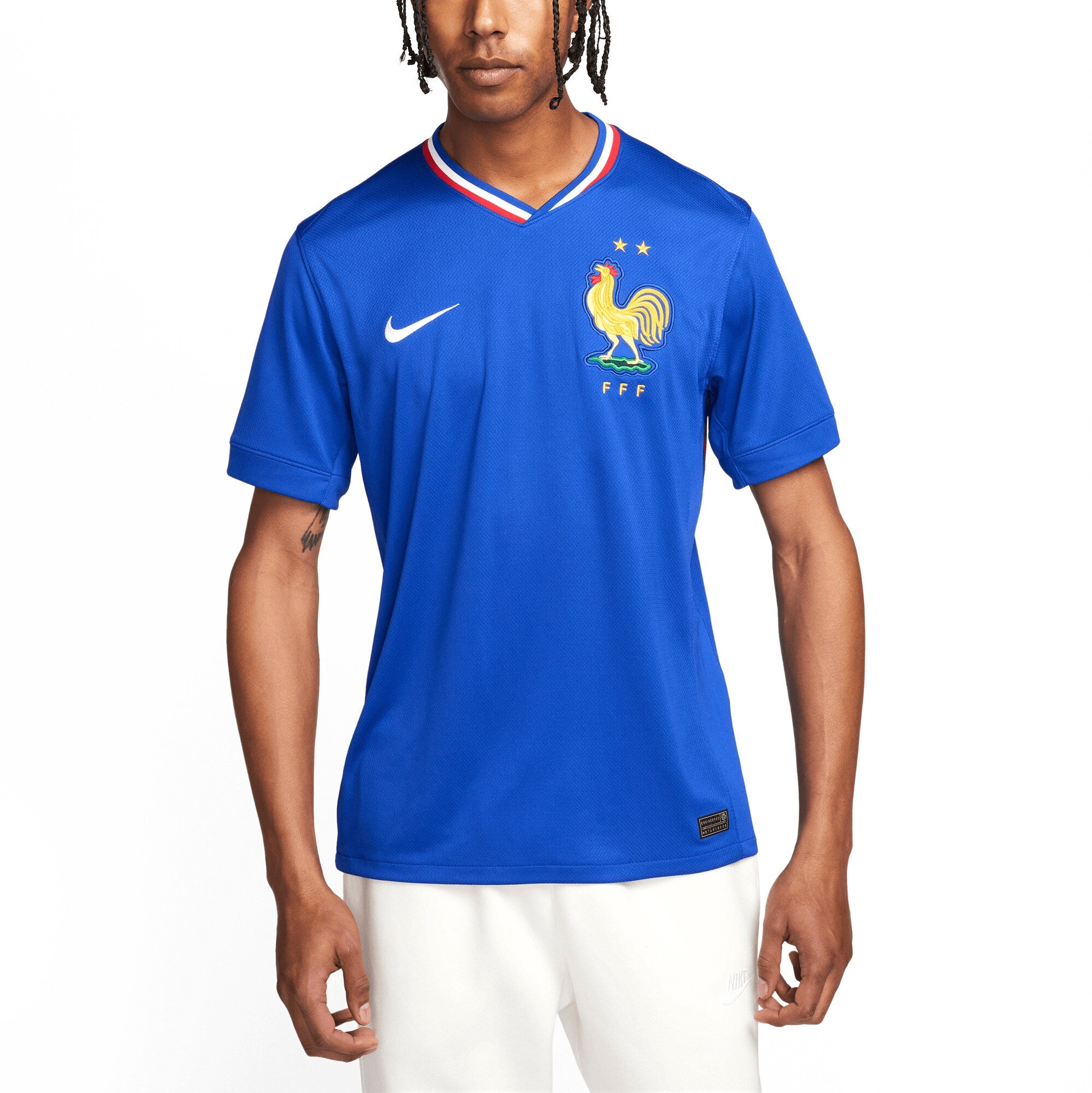 France National Team Nike 2024 Home Blank Jersey - Blue