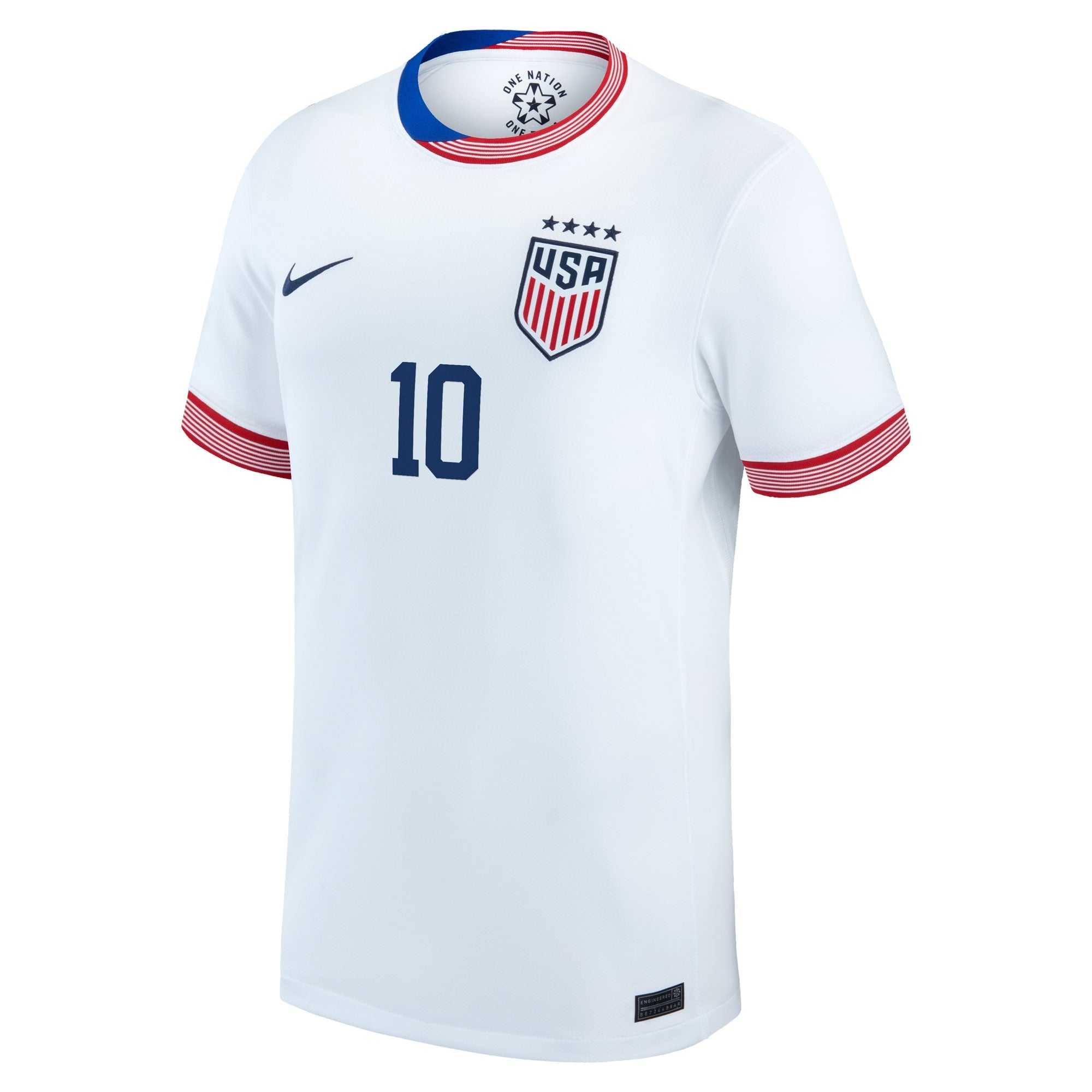 Lindsey Horan USWNT Nike 2024 Home Stadium Player Jersey – White