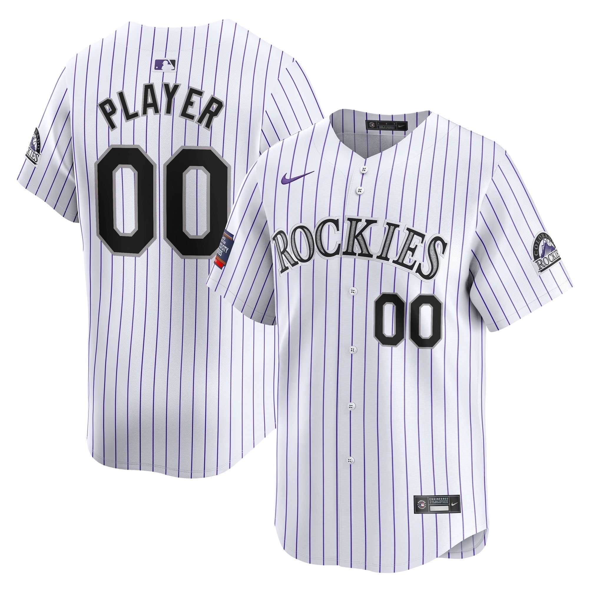 Colorado Rockies Nike 2024 MLB World Tour Mexico City Series Home Limited Pick-A-Player Custom Jersey – White