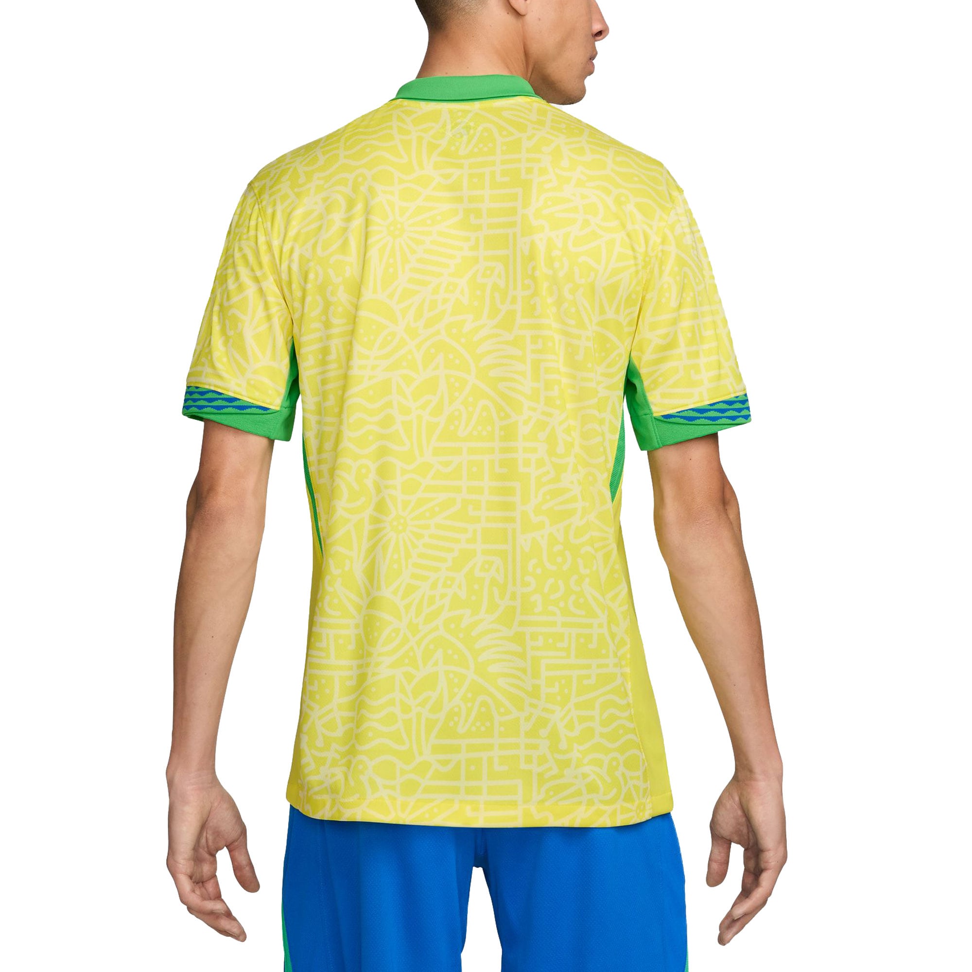 Brazil National Team Nike 2024 Home Stadium Jersey – Yellow