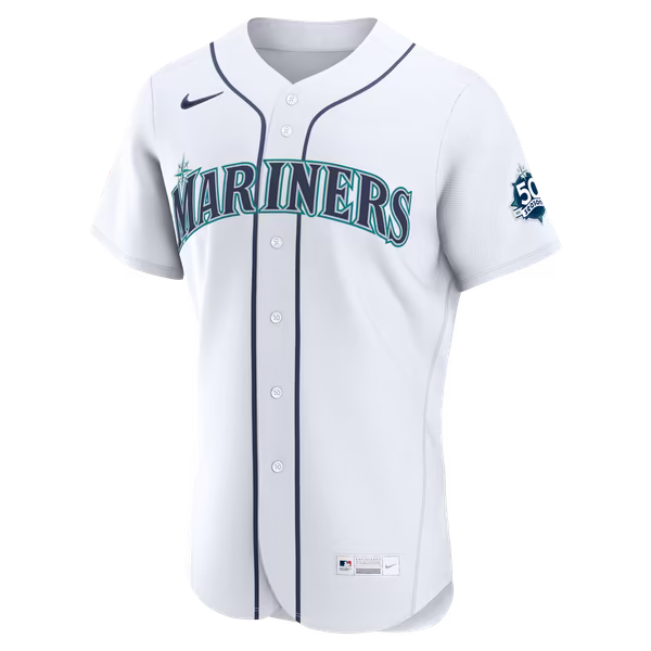 J.P. Crawford Seattle Mariners Nike Home 50th Season Authentic Jersey - White