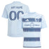 Customized Sporting Kansas City Youth 2025 One KC Replica Custom Jersey Light Blue