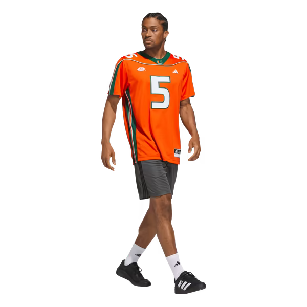 Andre Johnson Miami Hurricanes Jersey Gool Home It's Back Premier Jersey - Orange