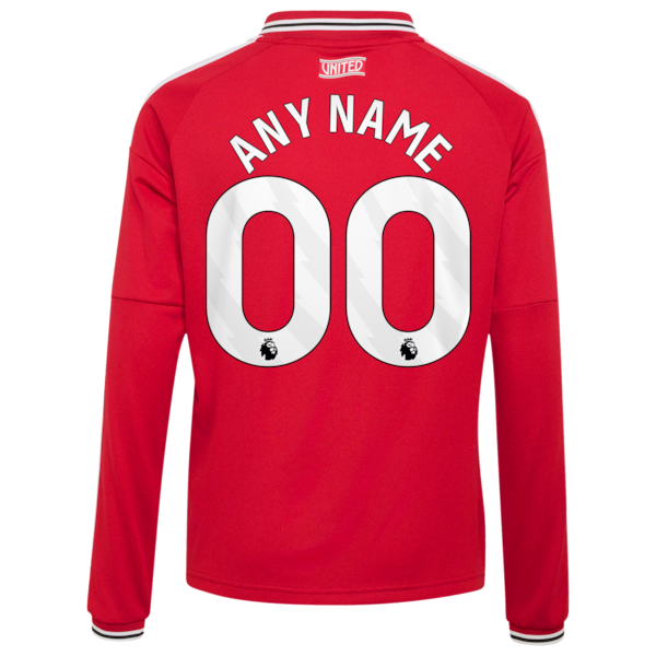 Jersey Gool Manchester United 2026/27 Home pro Long Sleeve Custom Jersey Red