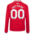 Jersey Gool Manchester United 2026/27 Home pro Long Sleeve Custom Jersey Red