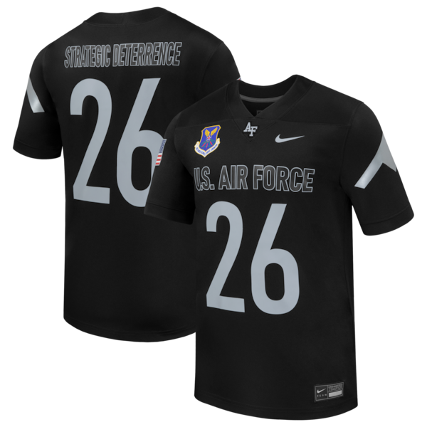 #26 Air Force Falcons Jersey Gool 2026 Rivalry Collection pro Football Jersey - Black
