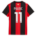  Christian Pulisic AC Milan 2026/27 Home Replica Jersey Black/Red