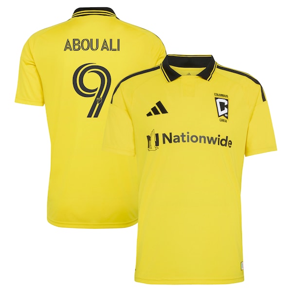 Wessam Abou Ali Columbus Crew Jersey Gool 2026 The Crafted for Excellence Kit pro Jersey - Yellow