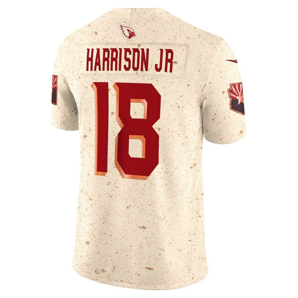 Marvin Harrison Jr. Arizona Cardinals Jersey Gool 2025 Rivalries Collection Stitched Limited Jersey - Natural