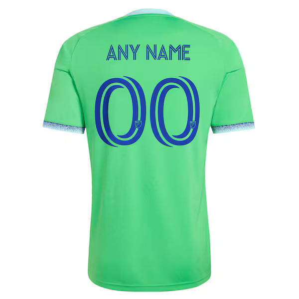 Customized Seattle Sounders FC 2026 The Evergreen State Kit Replica Custom Jersey Rave Green