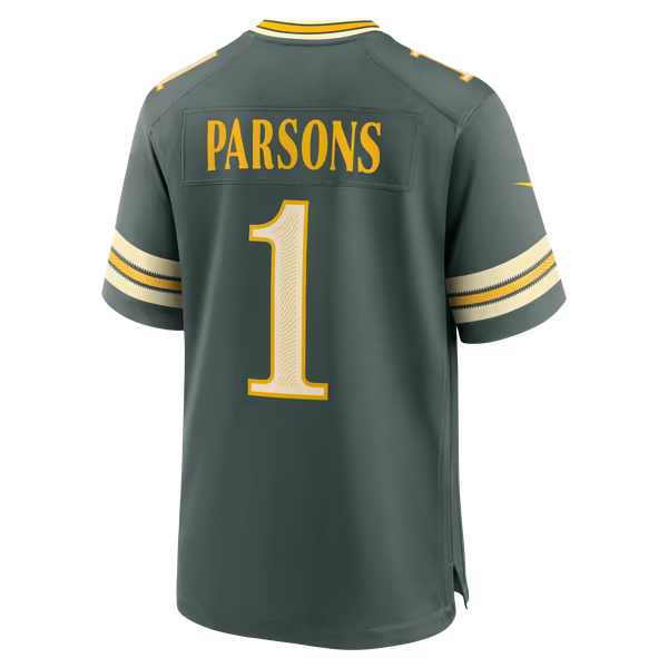 Micah Parsons Green Bay Packers Jersey Gool 2026 Rivalries Collection Game Jersey - Green