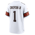 KC Concepcion Jr. Cleveland Browns Jersey Gool Game Jersey - White