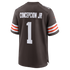 KC Concepcion Jr. Cleveland Browns Jersey Gool Team Game Jersey - Brown