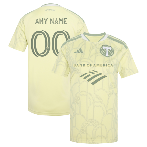 Customized Portland Timbers 2026 Civic Stadium Kit Replica Custom Jersey Yellow