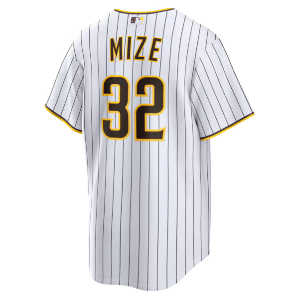 Casey Mize San Diego Padres Jersey Gool Home pro Jersey - White