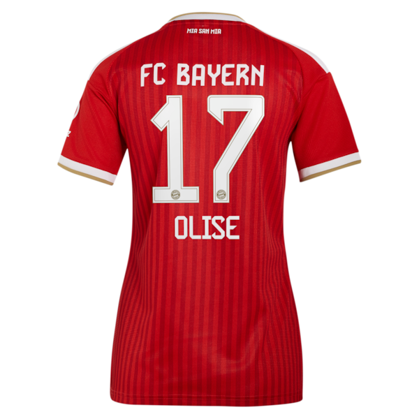 Customized Michael Olise Bayern Munich 2026/27 Home Replica Jersey Red