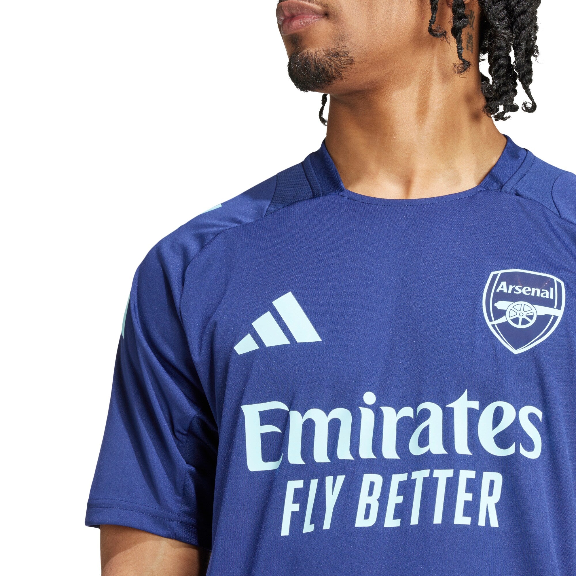 Arsenal adidas 2024/25 AEROREADY Training Jersey - Navy