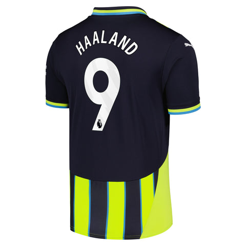 Erling Haaland Manchester City Puma 2024/25 Away Player Jersey - Navy