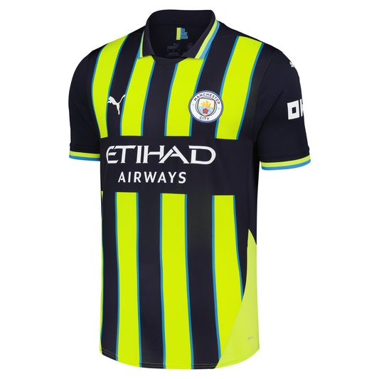 Kevin De Bruyne Manchester City Puma 2024/25 Away Player Jersey - Navy