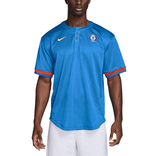 Chelsea Nike 2024/25 Baseball Jersey - Blue