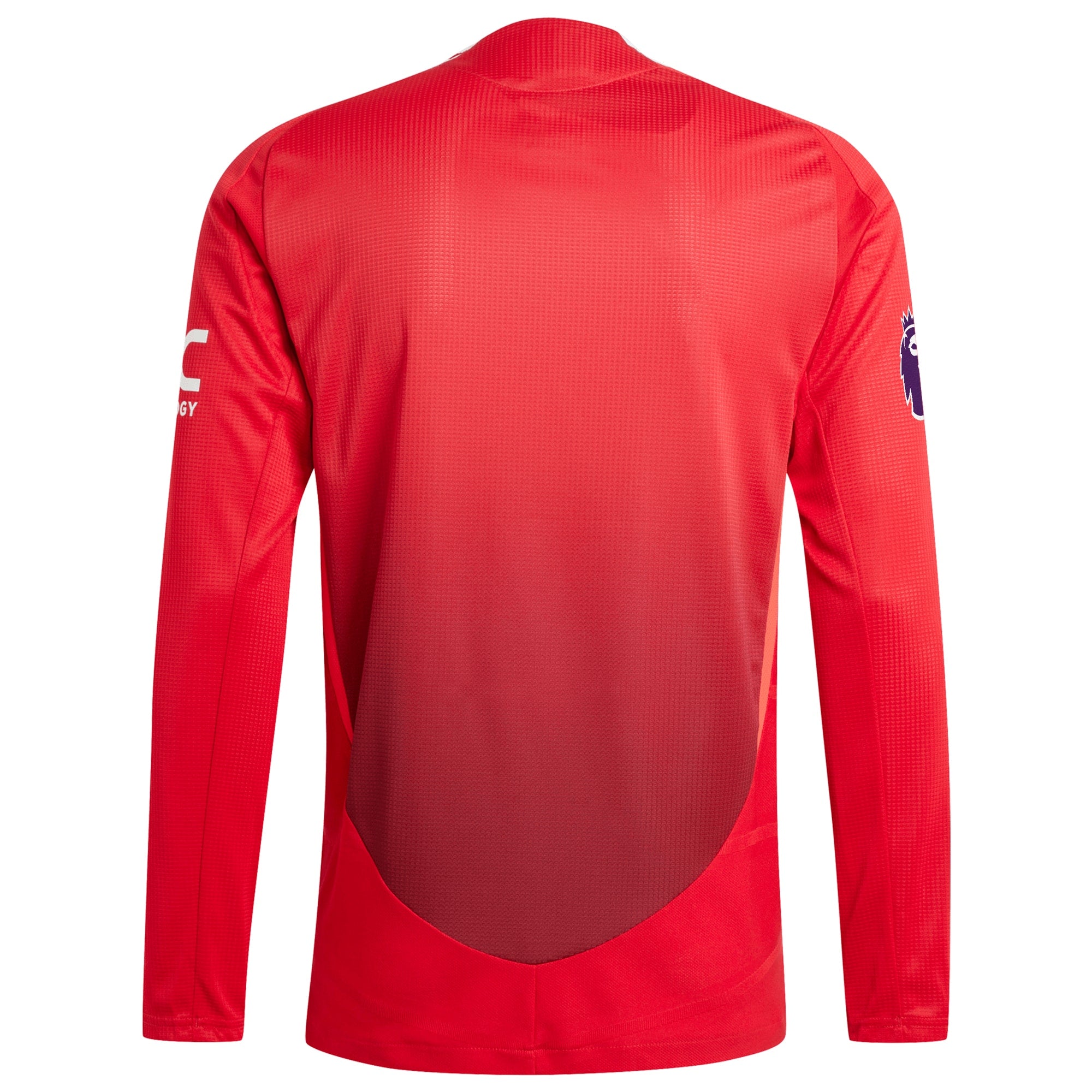 Manchester United adidas 2024/25 Home Long Sleeve Patch Jersey - Red