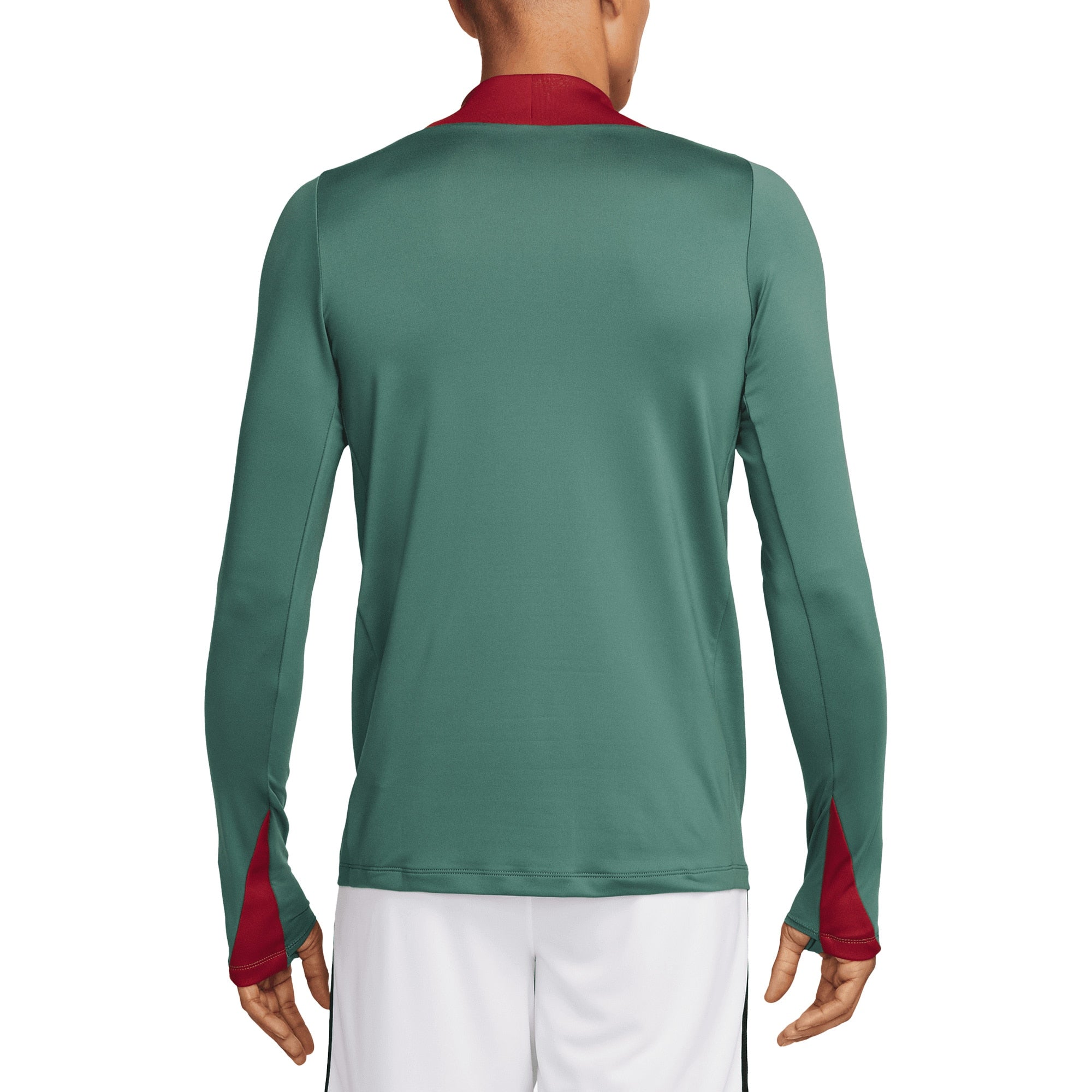 Liverpool Nike Strike Drill 2024/25 Performance Quarter-Zip Long Sleeve Top - Green