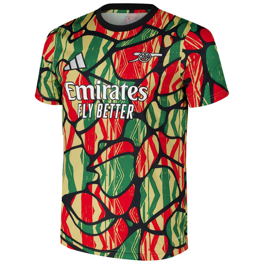 Arsenal adidas 2024/25 Pre-Match Top - Red