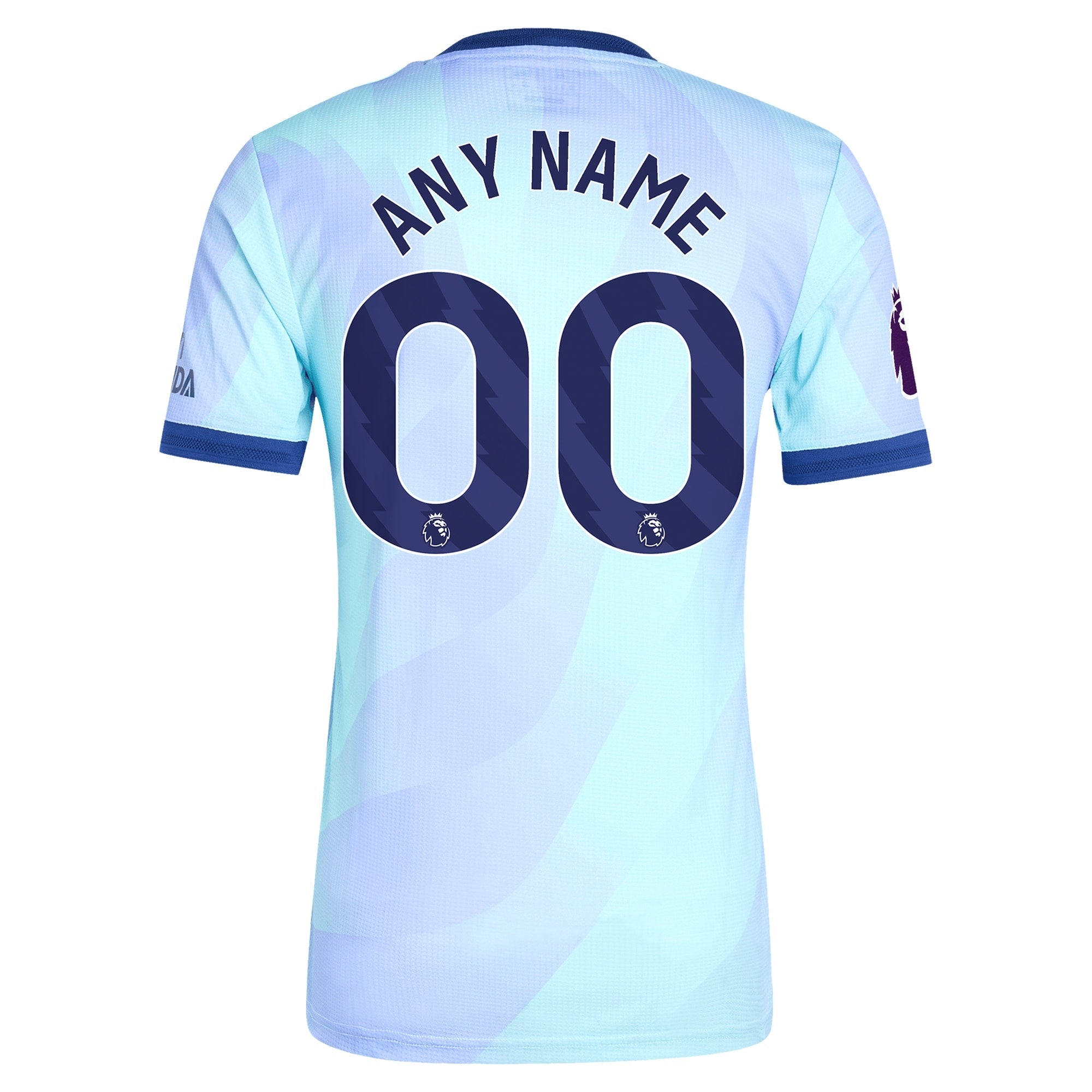 Arsenal adidas Originals 2024/25 Third Custom Jersey - Aqua