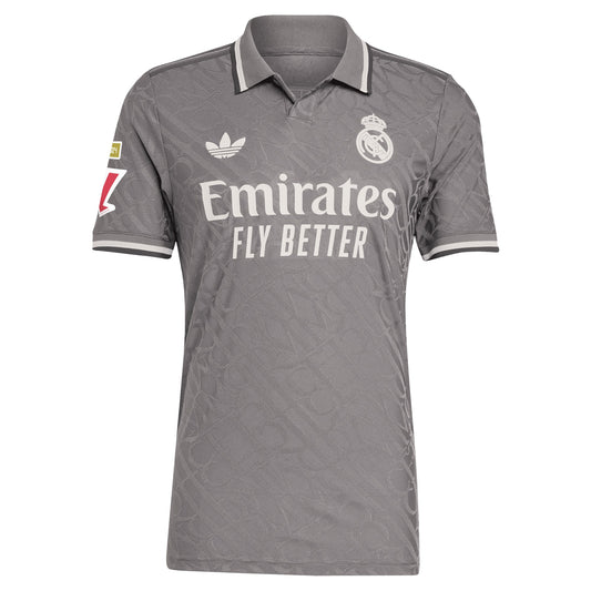 Vini Jr. Real Madrid adidas Originals 2024/25 Third Player Jersey - Charcoal