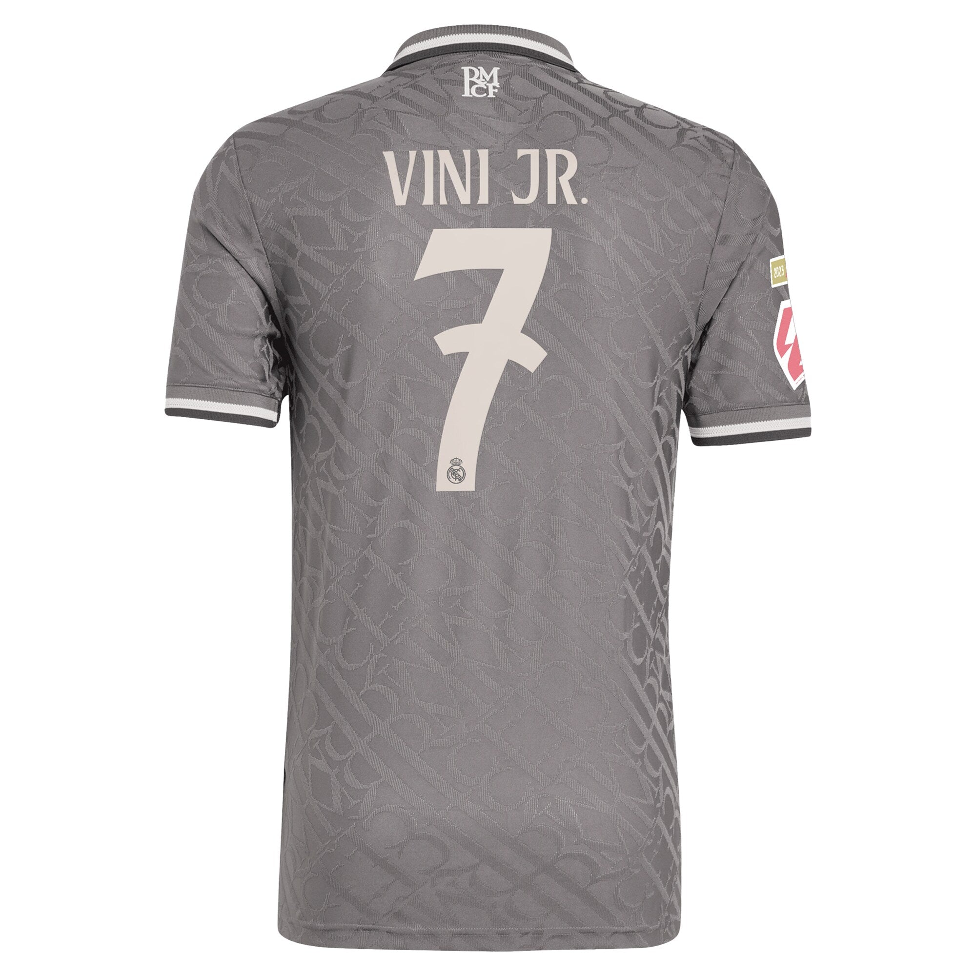 Vini Jr. Real Madrid adidas Originals 2024/25 Third Player Jersey - Charcoal