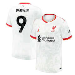 Darwin Núñez Liverpool Nike 2024/25 Third  Jersey - White
