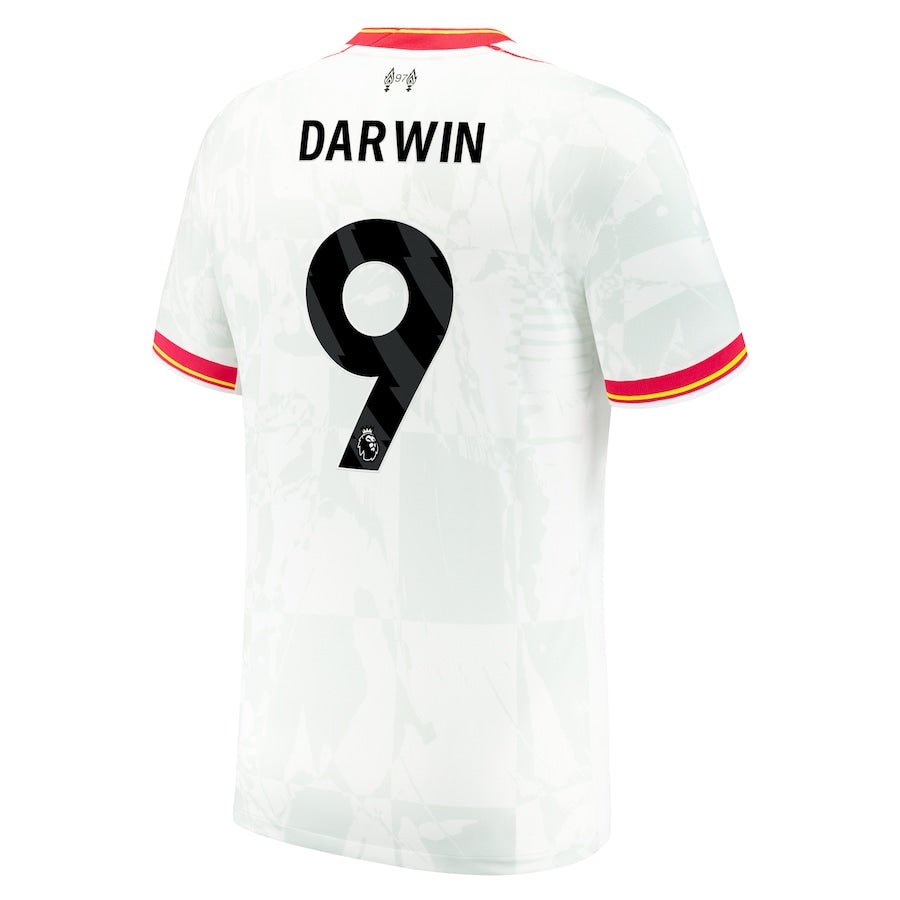 Darwin Núñez Liverpool Nike 2024/25 Third  Jersey - White
