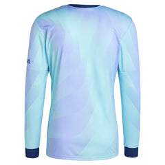 Arsenal adidas Originals 2024/25 Third Long Sleeve Jersey - Aqua
