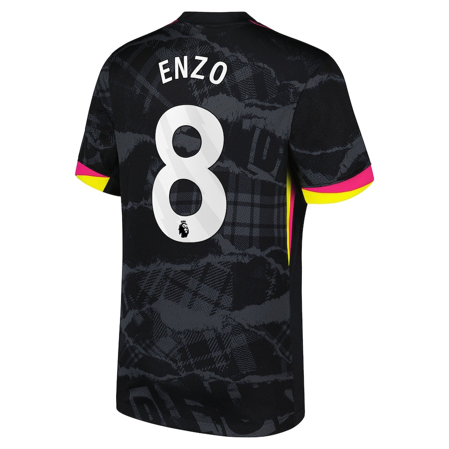 Enzo Fernández Chelsea Nike 2024/25 Third Player Jersey - Anthracite