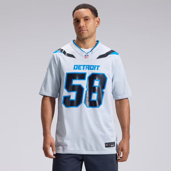 Penei Sewell Detroit Lions Jersey Gool 2026 Rivalries Collection Game Jersey - Silver