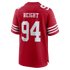 Romello Height San Francisco 49ers Jersey Gool Team Game Jersey - Scarlet
