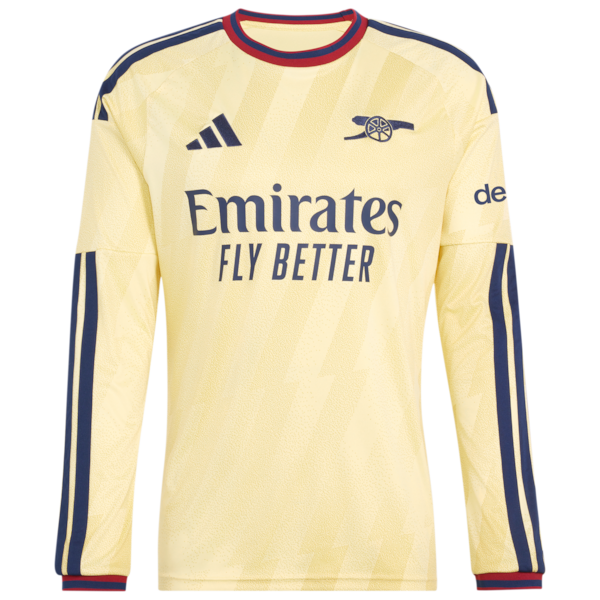 Eberechi Eze Arsenal adidas 2026/27 Third Replica Long Sleeve Jersey - Yellow