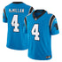 Tetairoa McMillan Carolina Panthers Jersey Gool Alternate Vapor F.U.S.E. Stitched Limited Jersey - Blue