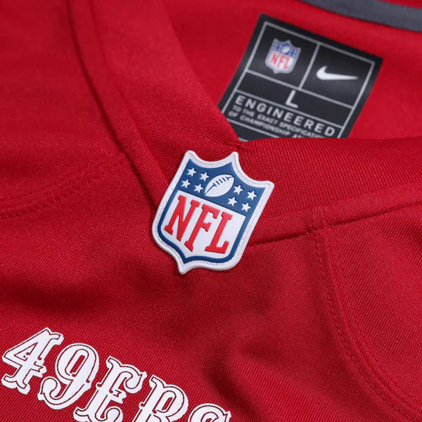 Kurtis Rourke San Francisco 49ers Jersey Gool Team Game Jersey - Scarlet