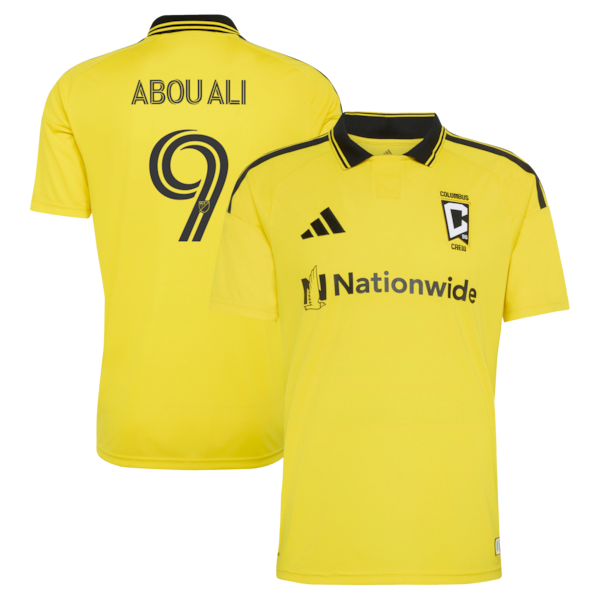 Wessam Abou Ali Columbus Crew Jersey Gool 2026 The Crafted for Excellence Kit pro Jersey - Yellow
