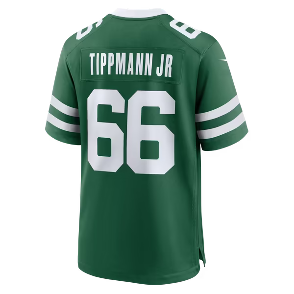 Joe Tippmann New York Jets Jersey Gool Team Game Jersey - Green